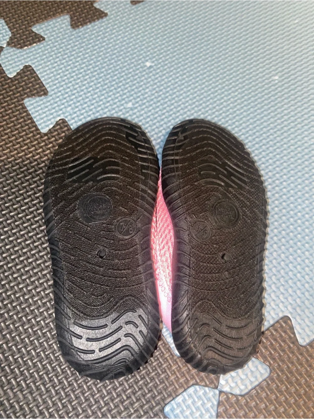 Wonder Nation Pink Mesh Slip-On Kids Water Shoes